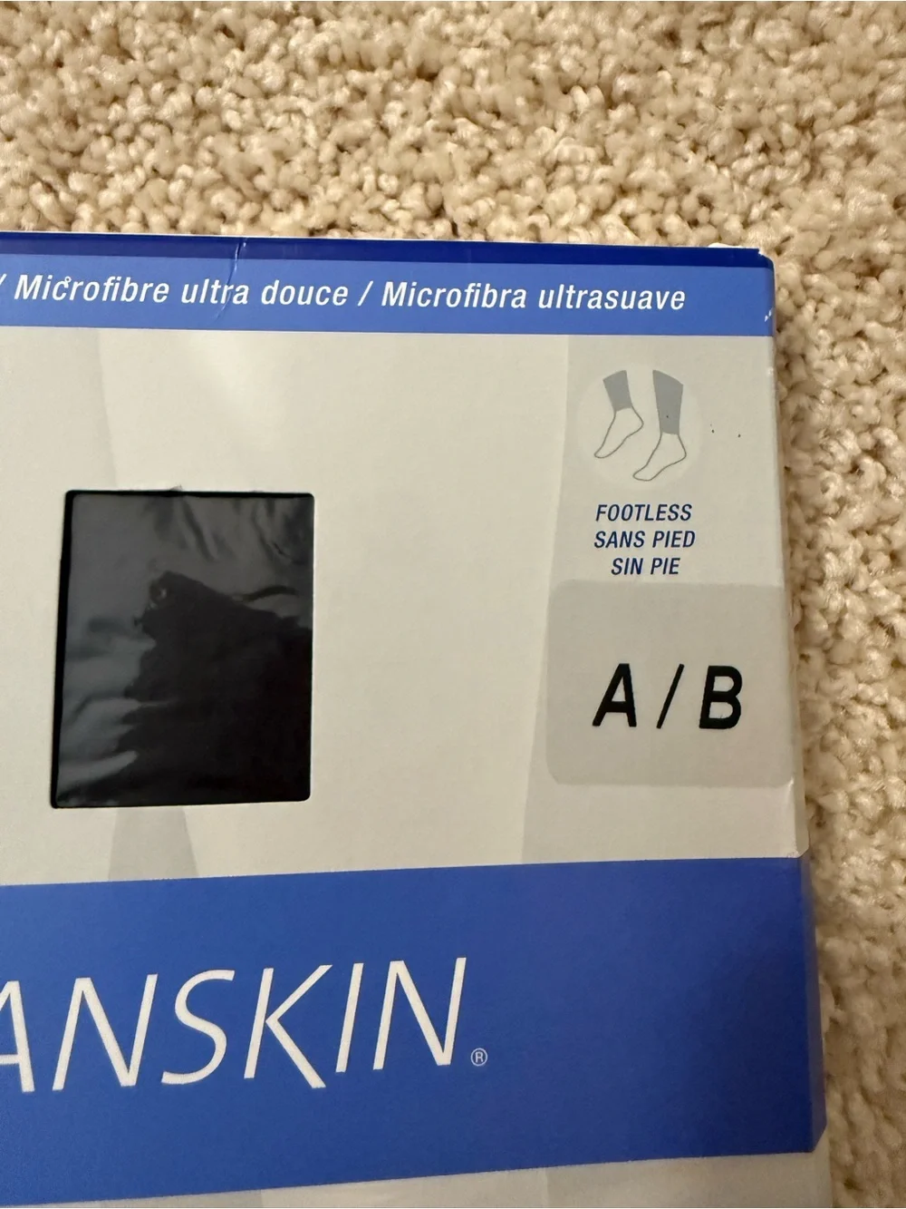 Danskin Footless UltraSoft Microfiber Tights - Black